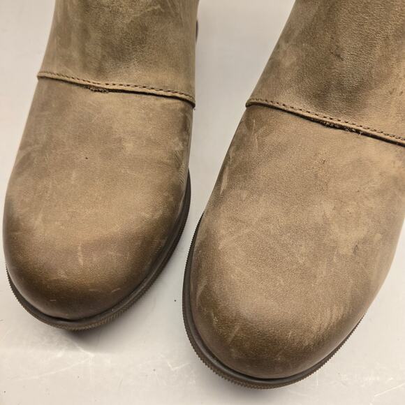 NWT Sorel Joan of Arctic Wedge II Chelsea Boot Brown Tan Lug Sole Waterproof, 8 - Picture 4 of 8